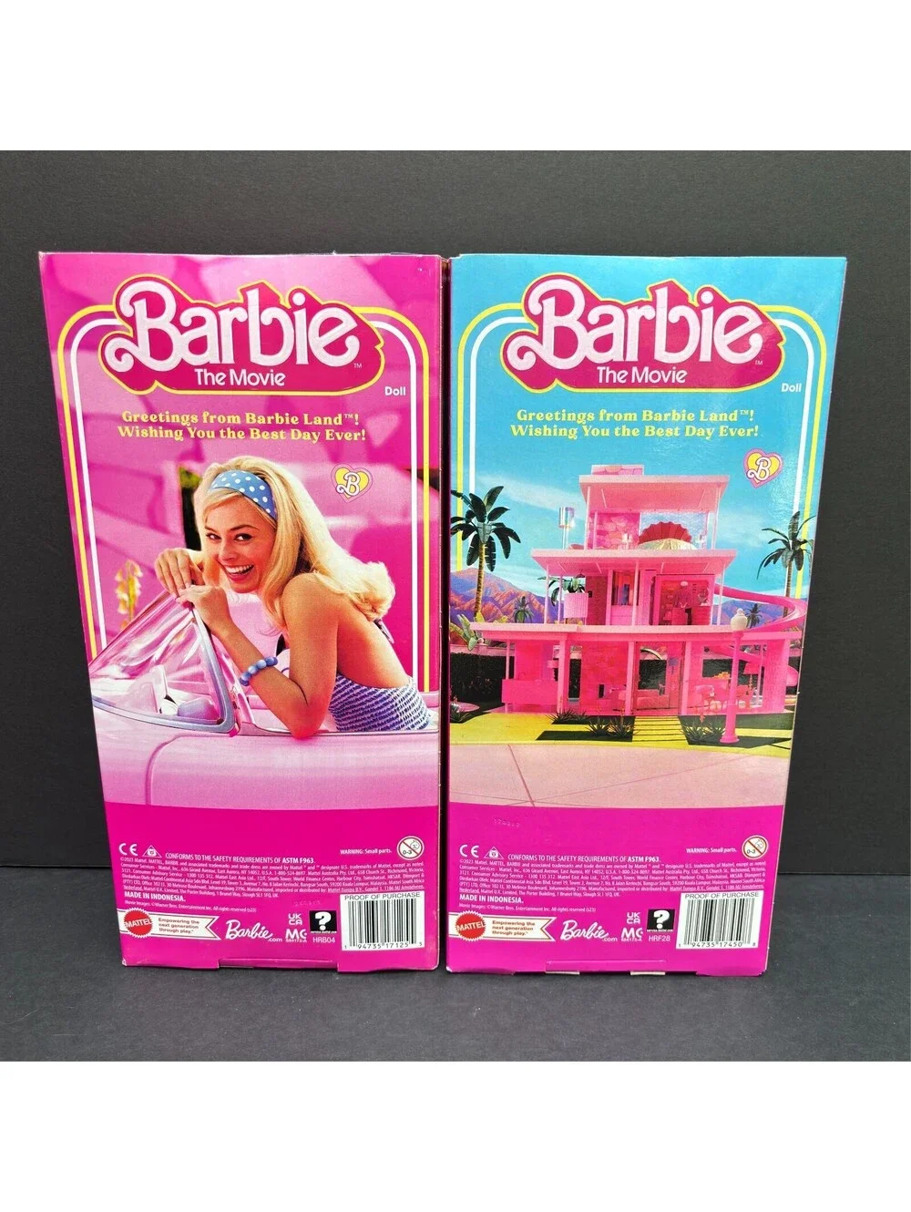 Barbie The Movie Collectible Doll Set Barbie & Ken Neon Inline Skating Outfit